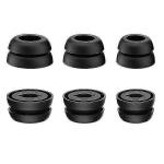 3 Paar silikoonist k&otilde;rvaklappe Samsung Galaxy Buds Pro k&otilde;rvaklappide jaoks, must - JV