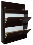Jalatsiriiul Fluxar SC-1087 85x80x18 cm wenge