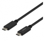 Kaabel DELTACO USB 2.0, Type C - Type C, 1m, must / USBC-2001M