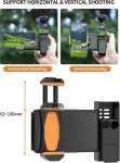Telefonihoidja Telefonihoidja DJI Osmo Pocket 3 jaoks, Osmo Pocket 3 pikendushoidjaga &uuml;hilduv DJI Osmo Pocket 3 telefonikinnitusega telefoniklambri laiendustarvikud