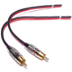 K&otilde;larikaablid RCA pistikute adapteriga, 2-kanaliline (1 jalg)