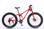 Maastikuratas Louke Fat Bike X-treme, 26", punane