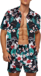 Meeste Hawaii vabaajakomplekt Saitdress, lilleline, S