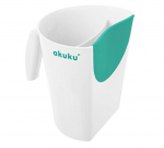 Akuku peapesukann, valge / t&uuml;rkiissinine, A0430