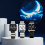 Meeste k&auml;ekell Casio musta nahkrihmaga