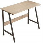 Lofts arvutilaua t&ouml;&ouml;stuslik kaasaegne koolilaud hele tammepuust 100 cm
