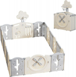 Plastikust m&auml;nguv&auml;ljak inSPORTline Bufalino 16+2 160 x 240 x 64 cm