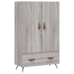k&otilde;rge kapp，puhvetkapp，kummut, hall Sonoma tamm, 69,5 x 31 x 115 cm, tehispuit CFE78245