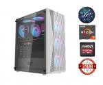 MDATA GAMING Ryzen 7 5800X 64GB 1TB SSD 1TB HDD RX 7700 XT Windows 11 White