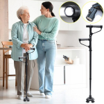 Kokkupandav alumiiniumist k&auml;epidemega kepp eakatele ja puuetega abilistele, jalutuskepid