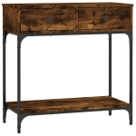 konsoollaud,，kohvilaud，diivanilaud suitsutatud tamm, 75x34,5x75 cm, tehispuit CFE531611