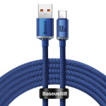 Baseus Crystal Shine kaabel USB-st USB-C-sse, 100 W, 2 m (sinine)