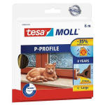TESA - Kummiprofiil - 6x9 mm L - Valge - energias&auml;&auml;st
