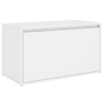 vidaXL esikupink 80 x 40 x 45 cm, valge, puitlaastplaat