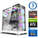 Arvuti INTOP AQUA Ryzen 7 7700X 32GB DDR5 1TB SSD M.2 NVME+2TB RTX5070 12GB WIN11