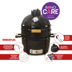 Keraamiline grill KAMADO BONO Minimo 40 cm, must