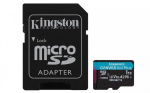 M&auml;lukaart Kingston Canvas Go Plus Gen4 1TB 200MB/s U3 V30 A2 koos adapteriga microSD kaart