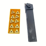 1tk Treipingi t&ouml;&ouml;riista Hoidik+10tk Karbiid Lisake 93&deg;, MTJNR2525M16+10PCS TNMG1604