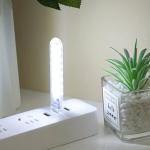 USB mini &ouml;&ouml;valgusvalgus,  T-balta &scaron;viesa