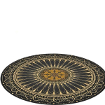 ZULIDA Luksuslik &Uuml;mmargune Vaip, 78,74 * 78,74 colio / 200 * 200 cm