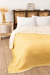 DC Home voodikate Muslin Yellow, 230x250 cm