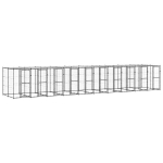 vidaXL koeraaedik katusega, teras, 24,2 m&sup2;