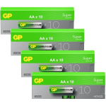 GP Super Alkaline AA patareid LR6 15A GP15A 1,5V, 40 tk