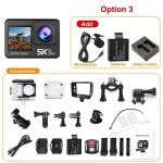 Seiklus- ja vabaajakaamera AUK Action Camera - 4K60 kaadrit sekund