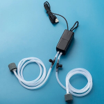 1tk AquaPro USB Hapnikuvarustus Akvaariumidele, Kahe V&auml;ljundiga &Otilde;husti., Juoda