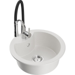 &Uuml;hekordne graniidist valamu Mexen Diego k&ouml;&ouml;gisegistiga Aster, valge - 6512-20-73450-07