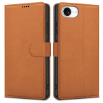 Telefoni&uuml;mbris Fancy Wallet Samsung A556 A55 5G pruun