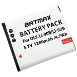 Aku LI-90B XZ-2, SH-50, TG-1 t&auml;ielikult dekodeeritud (1280mAh)