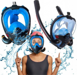 Sukeldumismask L21C, must/sinine