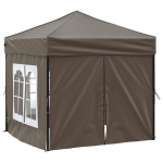 Telk,kokkupandav peotelk seintega, pruunikashall, 2 x 2 m CFE592198