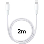 USB-C Lightning kaabel 2m iPhone 14/14 PLUS/14 PRO/13/13 PRO/13 PRO MAX/SE 2022/12/12 MINI/12 PRO/11 PRO/11 PRO MAX Phonillico&reg;