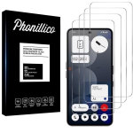Kaitsetahvel Nothing Phone 3a Pro jaoks [4 tk pakendis] Phonillico&reg; klaaskaitsefilm