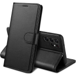 Samsung Galaxy S23 ULTRA kott - Must rahakott magnetse klappe ja kaarditaskuga Phonillico&reg;