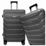 Keskmine reisikohver ratastel XL salongi ABS kohvri kotid rattad 63L