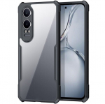 "XUNDD" K&otilde;va silikoon (TPU) akrilinis kaaned - l&auml;bipaistev / must (OnePlus Nord CE4 Lite 5G)