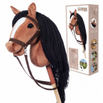 Tootiny pehme m&auml;nguasi Horse on a stick HOPPIHORSE Hobby Horse A3 Bay