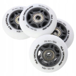Rulluisurattad Nils Extreme 70mm/82A koos laagritega, valge