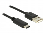 DELOCK Kaabel USB TYPE-C male -> USB 2.0 AM 1.0 M
