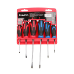 Kruvikeerajate komplekt 6 tk. CrV koos hoidikuga Draumet (5949)