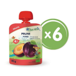 "Ploom" orgaaniline p&uuml;ree FLEUR ALPINE, alates 4 elukuust, 90 gr x 6