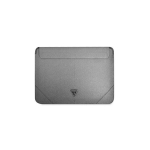 Guess sleeve GUCS14PSATLG 14&rdquo; silver Saffiano Triangle