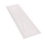 VALGE KITSAS KANDIK 75X22,5 CM (80 CM TOPELTKUIVATILE)