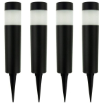 P&auml;ikesepatareiga LED aiavalgusti Rock, 4 tk.