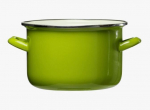 Emailitud pott, 5,4 l, 22 cm