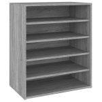 vidaXL jalatsikapp, hall Sonoma tamm, 60x35x70 cm, tehispuit