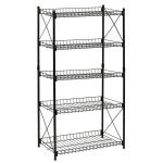 RIIUL MUST METALLIK (52 X 34 X 110 CM)